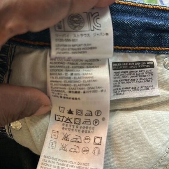 Levi’s White Oak Cone Denim Blue Jeans 28 - Picture 9 of 9